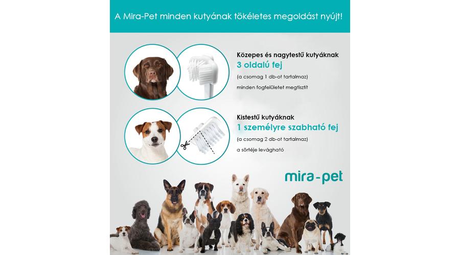 MiraPet ultrahangos fogtisztító rendszer kutyáknak